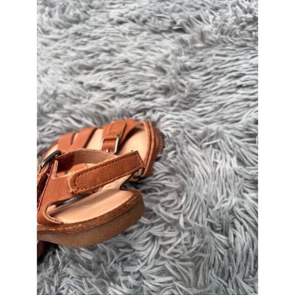 Zara Baby Leather Sandals size 21 /5.5 US - Picture 3 of 5